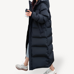 R&B | Damen Übergroße Lange Pufferjacke