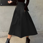 R&B | Eleganter Maxi Rock mit Schleifendetails für Damen