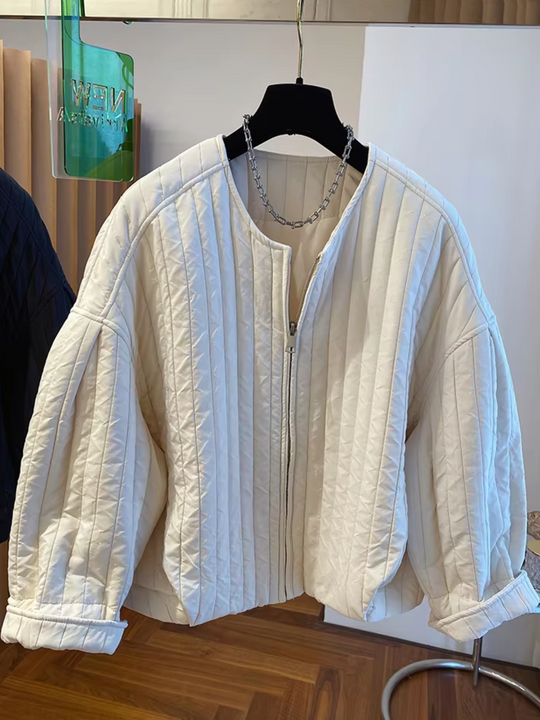 R&B | mit Reißverschluss Gesteppte Jacke