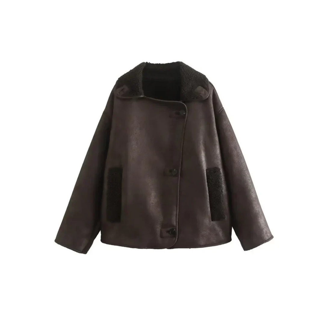 R&B | Damen Warme Langarm Jacke - Winter