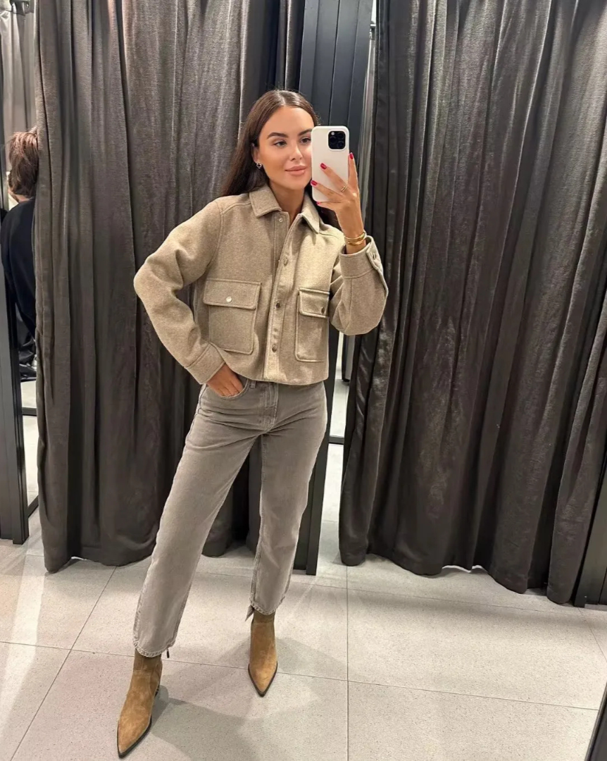 R&B | Kurzjacke für Frauen Bomber