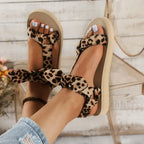 Damenschuhe mit Leopardenmuster