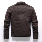 R&B | Stylische Motorrad Vegan-Lederjacke für Herren