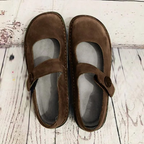 R&B | Damen Weinlese Einstiegs Sandalen Frauen Schuhe Aus Wildleder