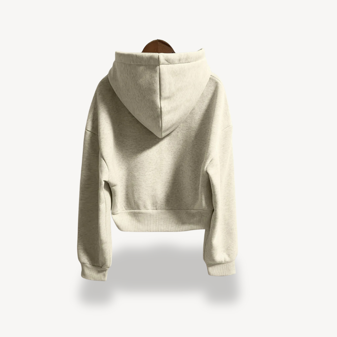 R&B | Cropped Zip Hoodie für Damen