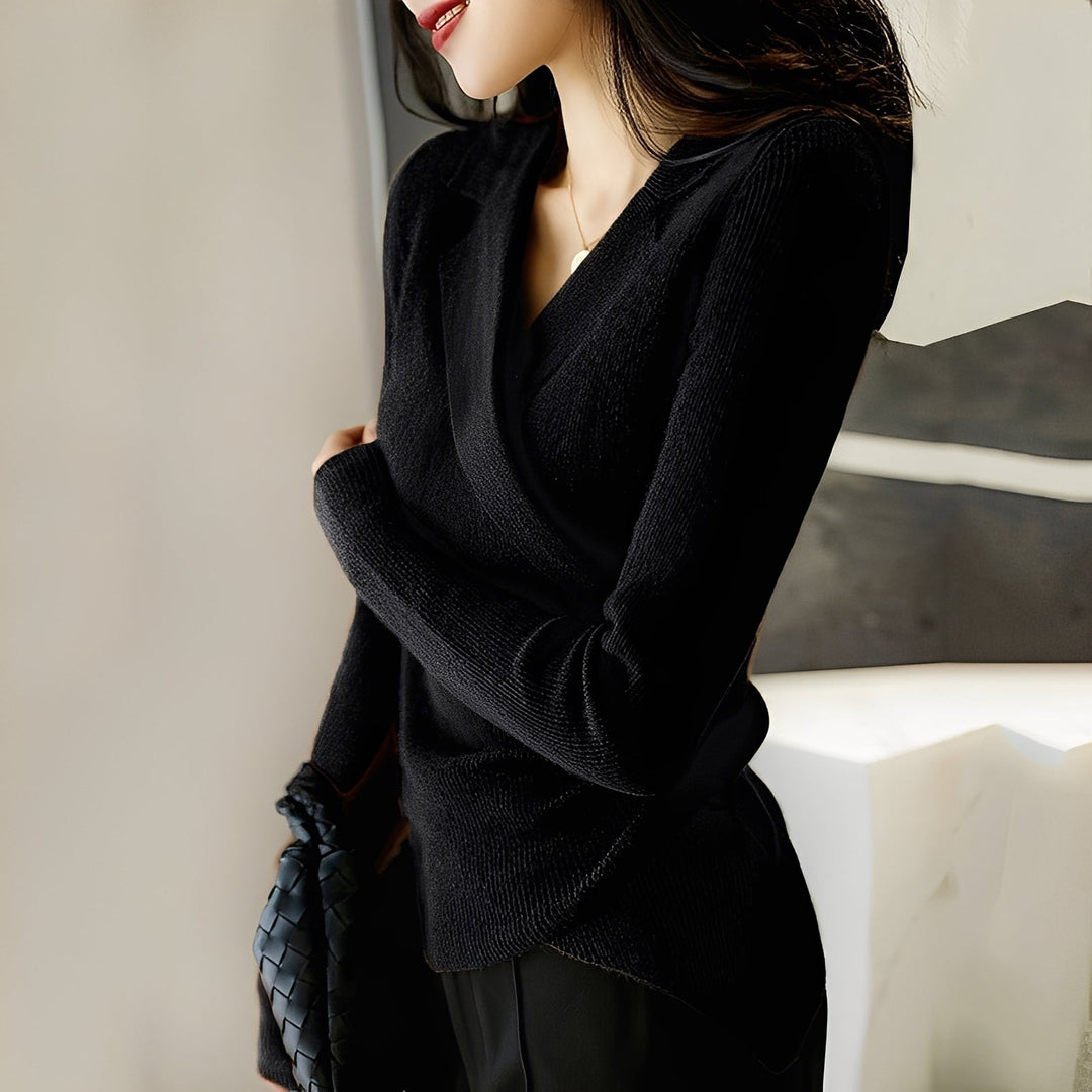 R&B | Eleganter Damenpullover mit langen Ärmeln