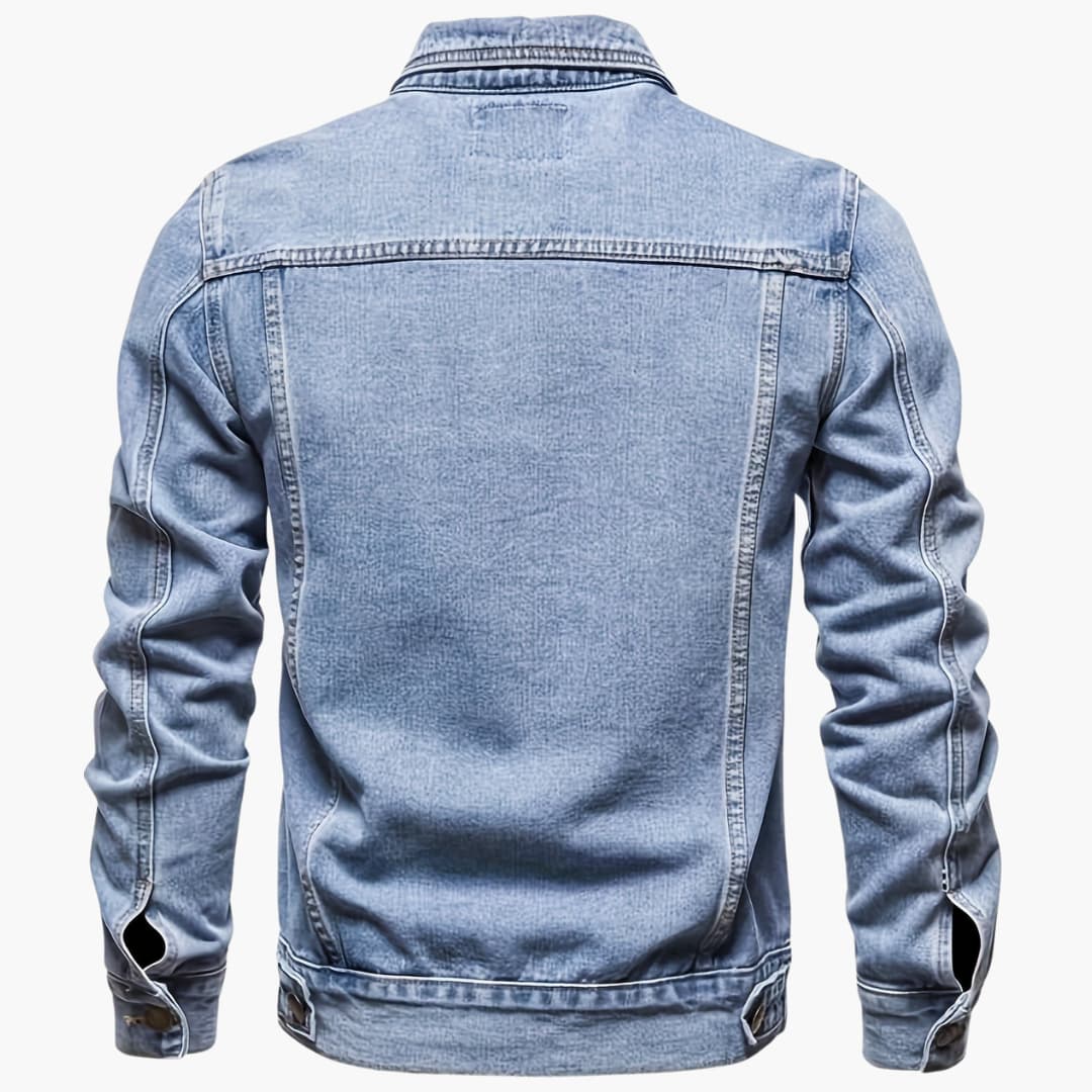 R&B | Slim-Fit Freizeit-Denimjacke für Männer