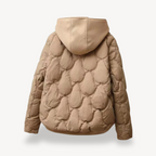 R&B | Gestepptes Puffer-Jacke mit Kapuze für Frauen