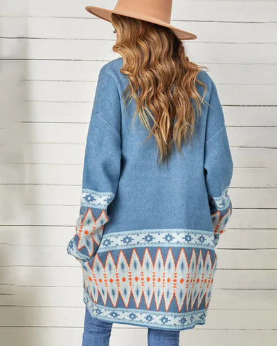 R&B | Lockere Jacke mit Aufdruck