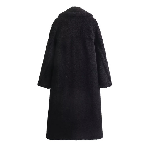 R&B | Polare Oversize mit Stehkragen und Reißverschluss für Damen Ideal für kaltes Wetter