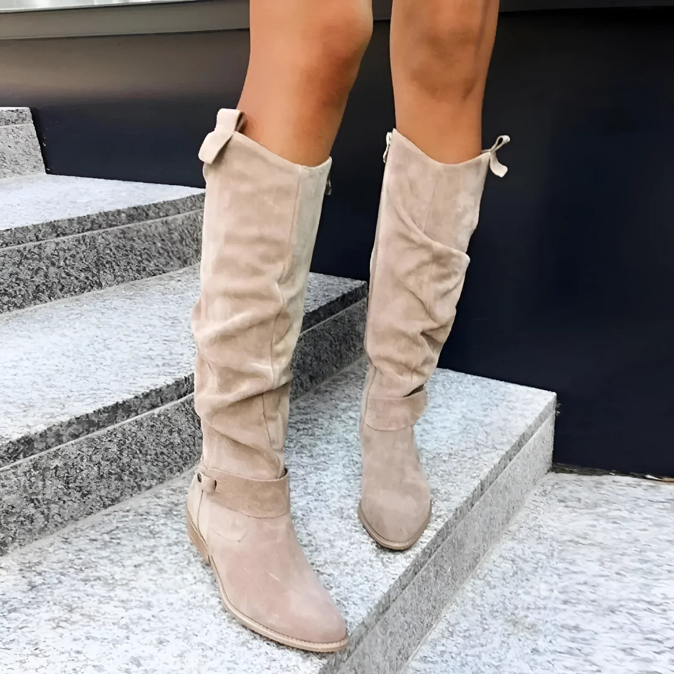 Vintage stiefel mit Reißverschluss
