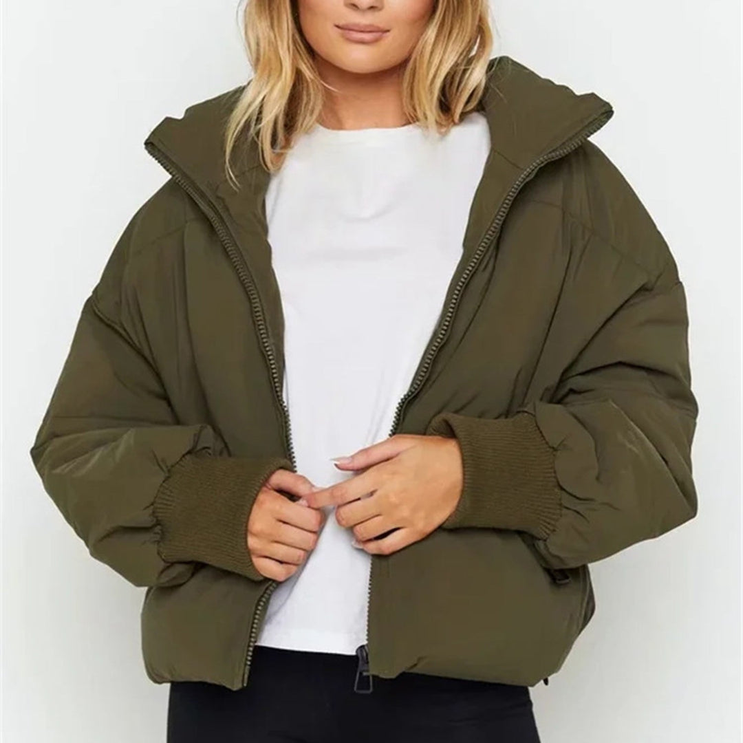 R&B | Kurze Pufferjacke mit Reißverschluss - Reißverschluss