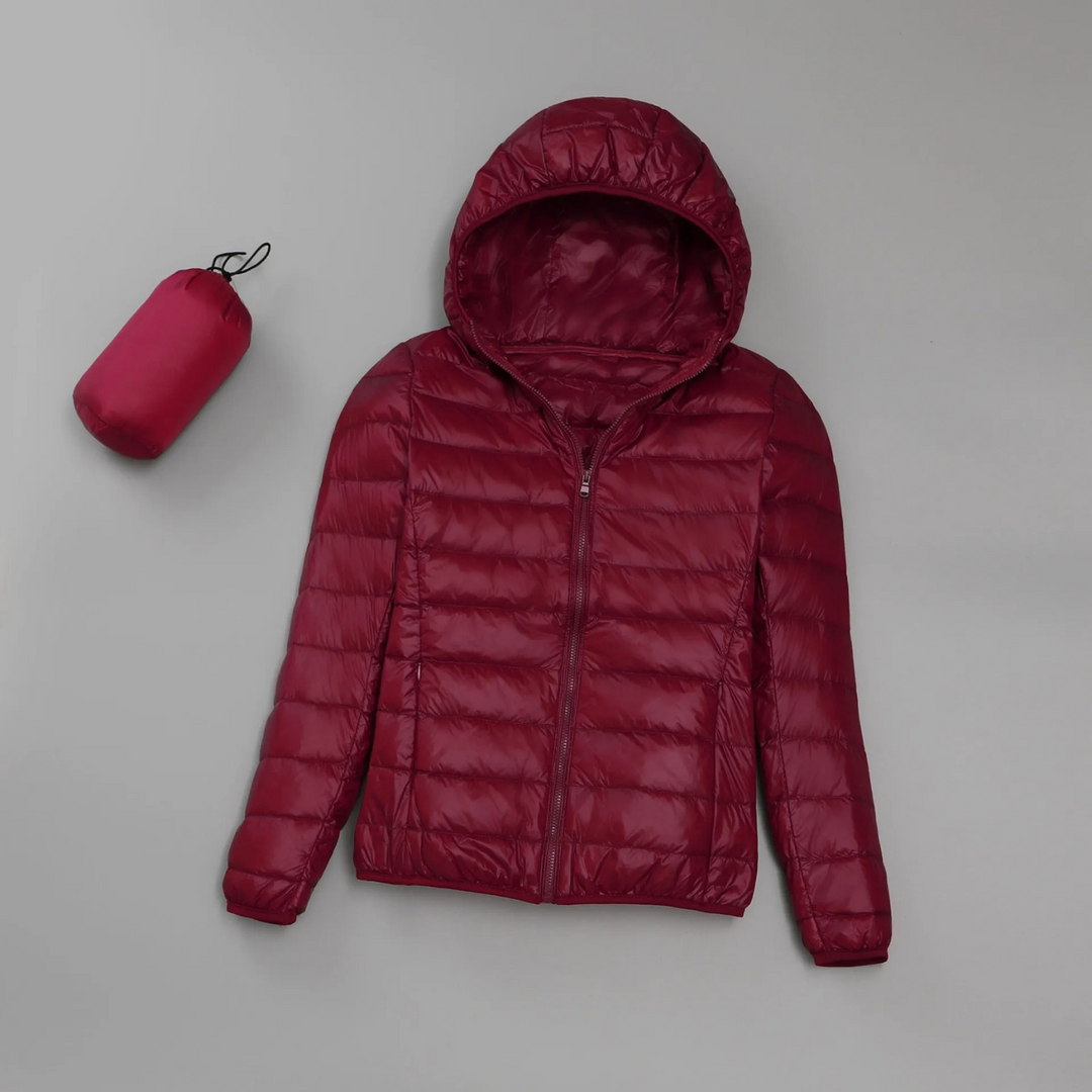 R&B | Leichte Gesteppt Jacke mit Kapuze