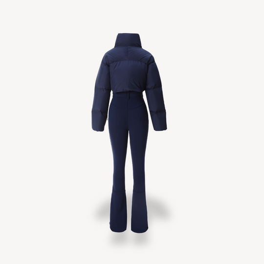 R&B | Damen Daunenjacke mit Gürtelhose