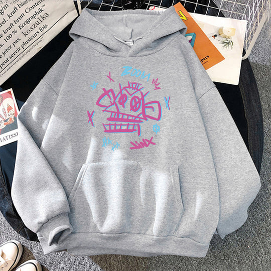 R&B | Arcane Hoodie Harajuku Stil Jinx und Ekko