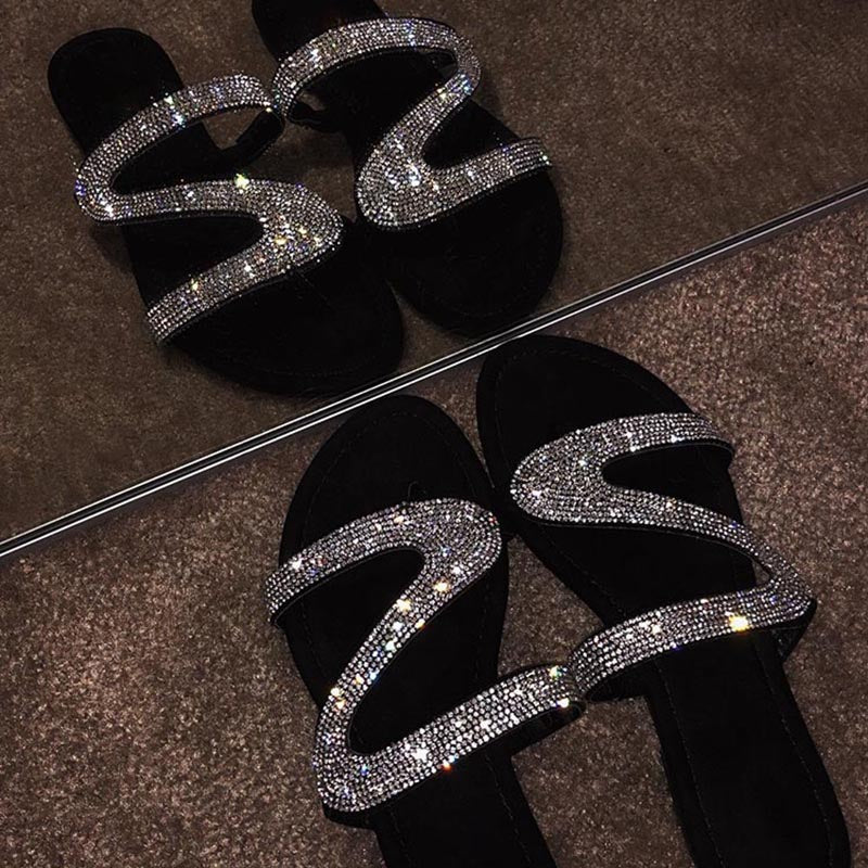 EB | Elegante Glitzer-Sandale für Damen : 2024 Edition