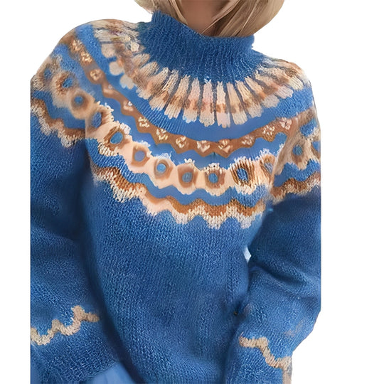 R&B | Damen-Rollkragenpullover Aus Strick