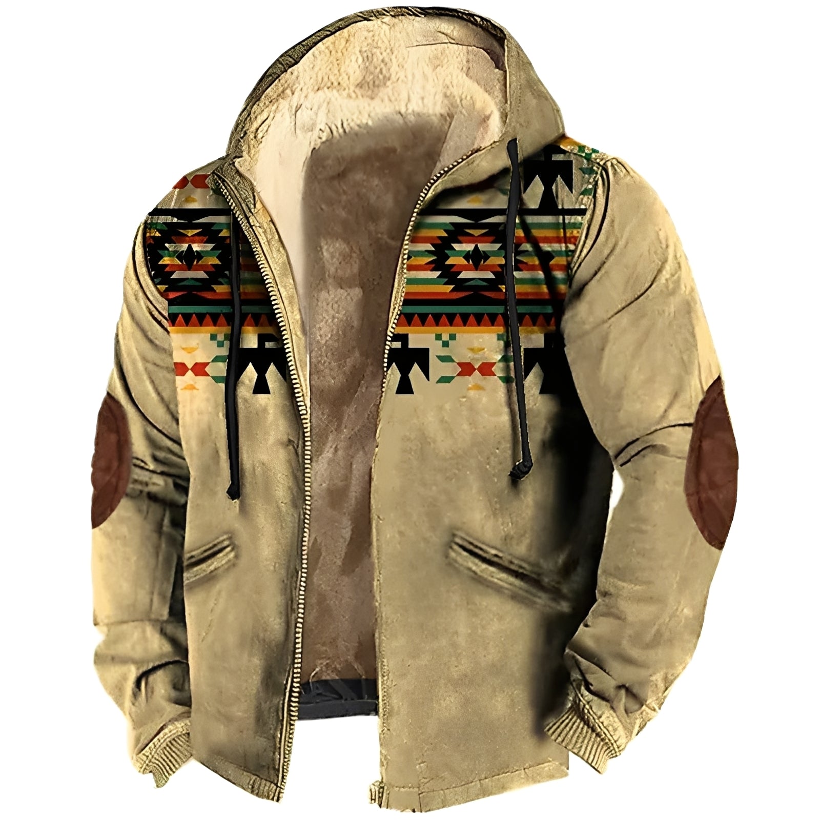R&B | Kapuzenjacke im Tribal-Stil für Herren