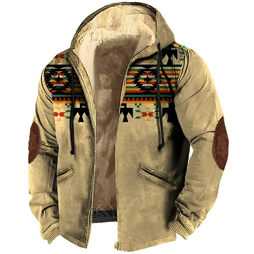 R&B | Kapuzenjacke im Tribal-Stil für Herren