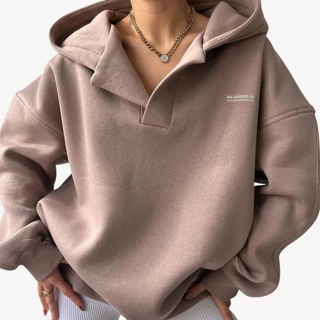 R&B | Damen Fleece Oversized Hoodie