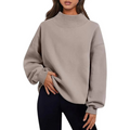 R&B | Sweatshirt Locker Sitzender Damenpullover