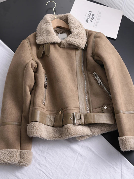 R&B | Wildleder Winterjacke - Warm & Stilvoll