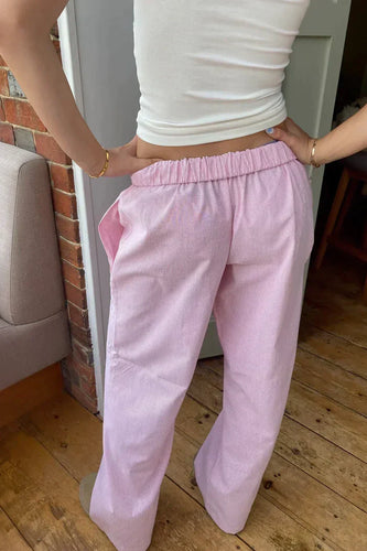 R&B | Loose fit Gestreift Elastisch Taille Hose