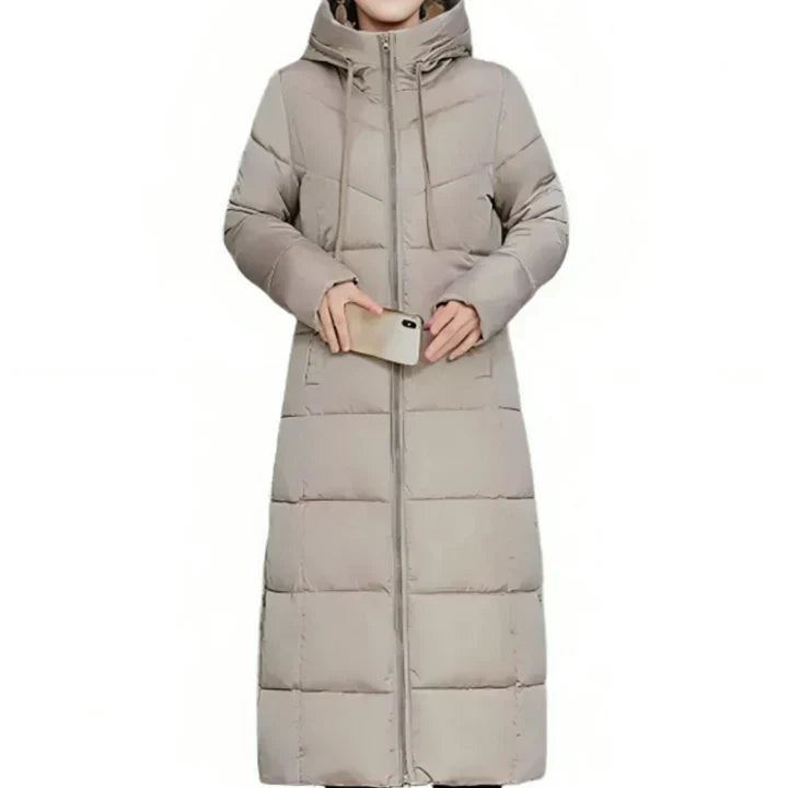 R&B | Lange Pufferjacke, Gemütlicher Winterstil