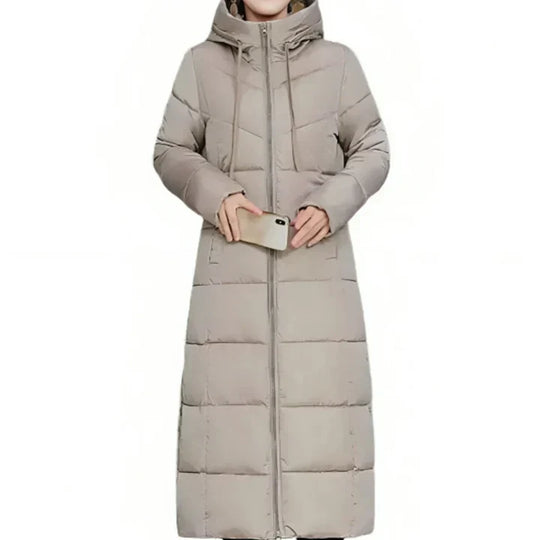 R&B | Lange Pufferjacke, Gemütlicher Winterstil