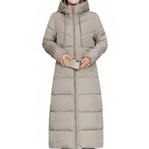 R&B | Lange Pufferjacke, Gemütlicher Winterstil