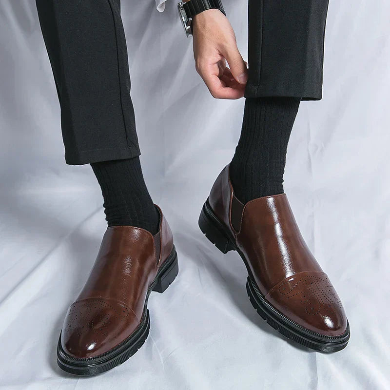 R&B | Elegante Herrenschuhe Klassische Slipper Anzugschuhe mit Eleganter Verarbeitung