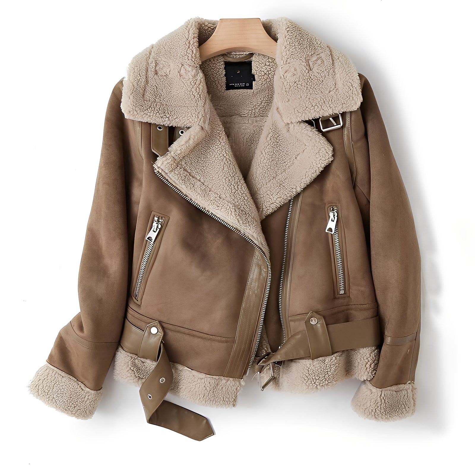 R&B | Warme, weiche Lederjacke für Frauen