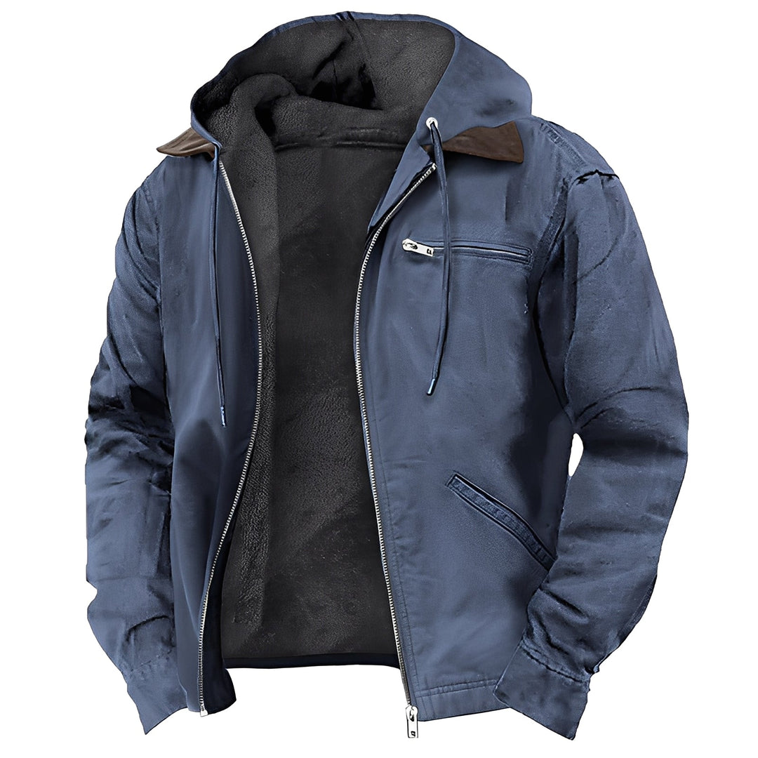 R&B | Warme Outdoor-Jacke mit Kapuze für Herren