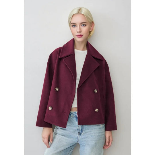 Damen Jacke mit Kurzschnitt & Doppelreiher | R&B