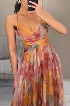 R&B | Enchant My Love Print Maxi Kleid
