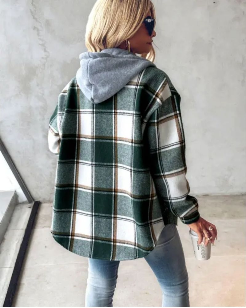R&B | Weiche Flanell Bedruckte Jacke