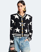 R&B | Strick Jacquard Cardigan