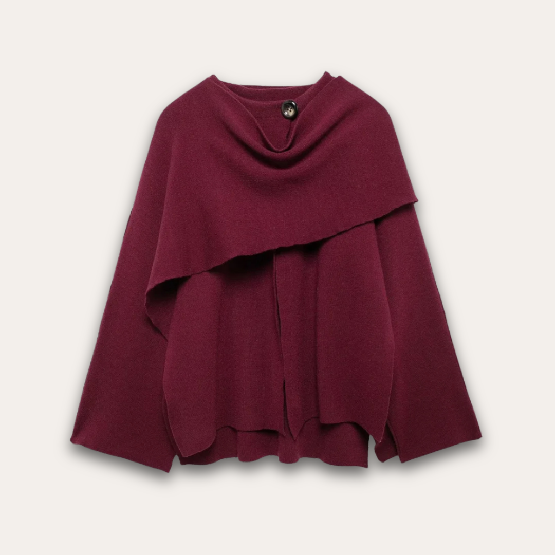 R&B | Stilvoll Poncho-Pullover für Frauen