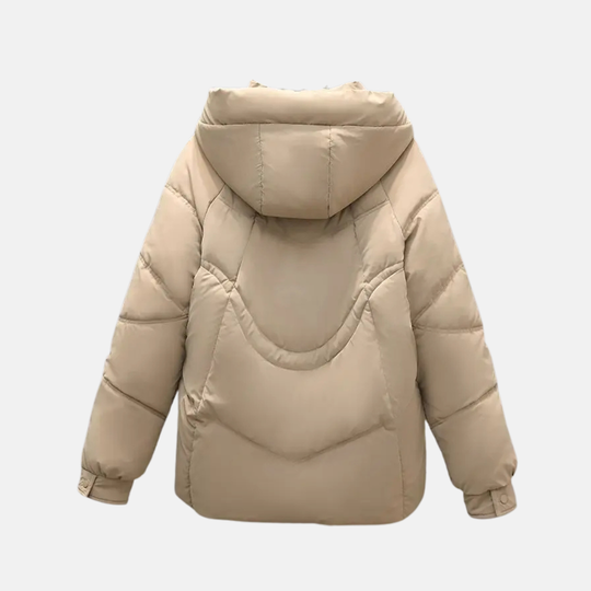 R&B | Kapuzen-Puffermantel | Gequiltete Relaxed Fit Jacke