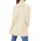 R&B | Jumper - Frauen Herbst Bequemer Rollkragenpullover