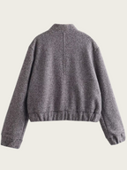 R&B | Kurze graue Wolljacke für Frauen Mauwi