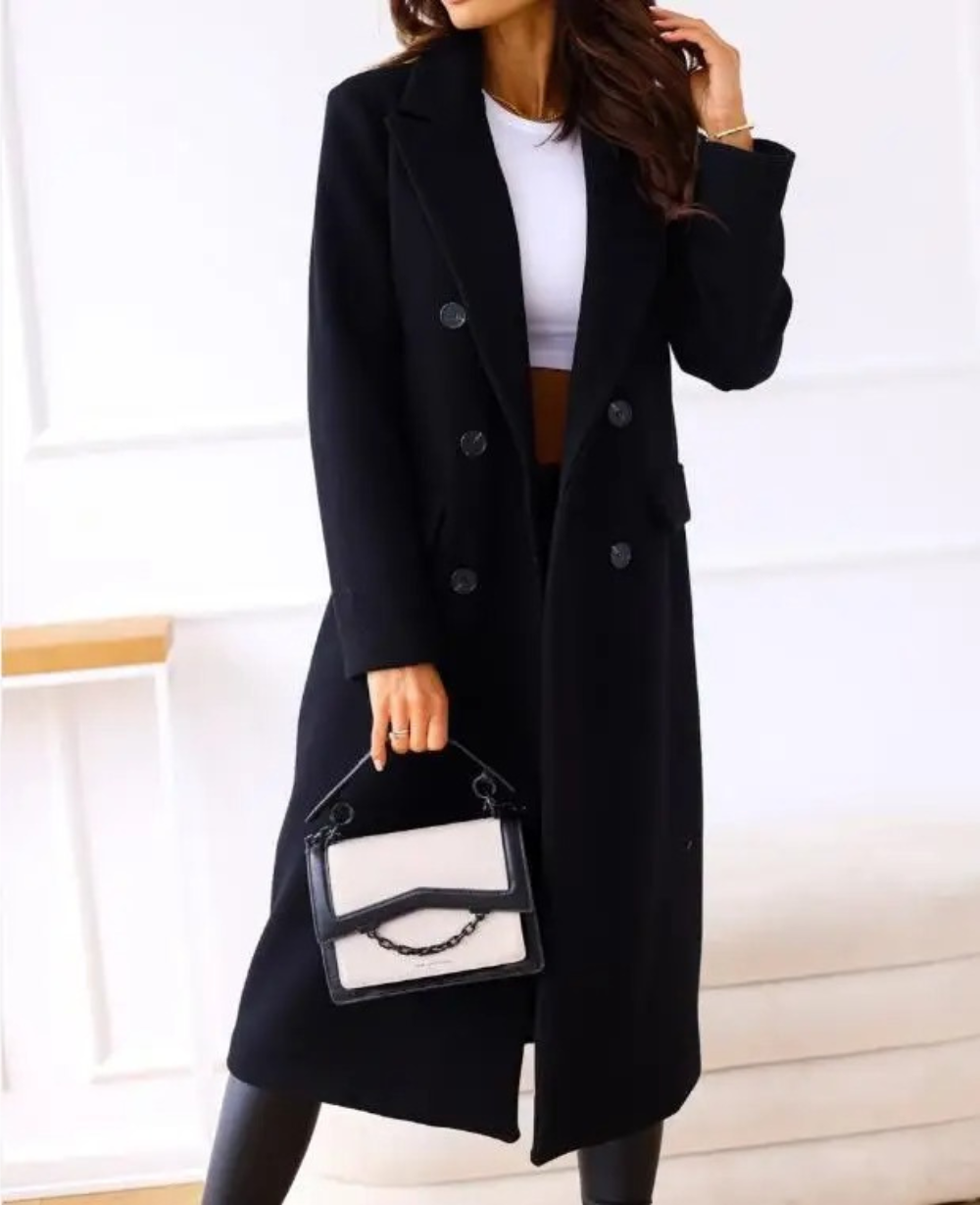 R&B | Lange Elegante Taillierte Trenchcoat Für Damen | Perfekt Für Herbst Und Winter