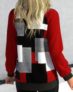 R&B | Jacke Mit Block Muster Design