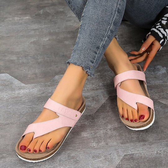 R&B | Orthopädische Sandalen mit Offener Zehenpartie und Korksohle