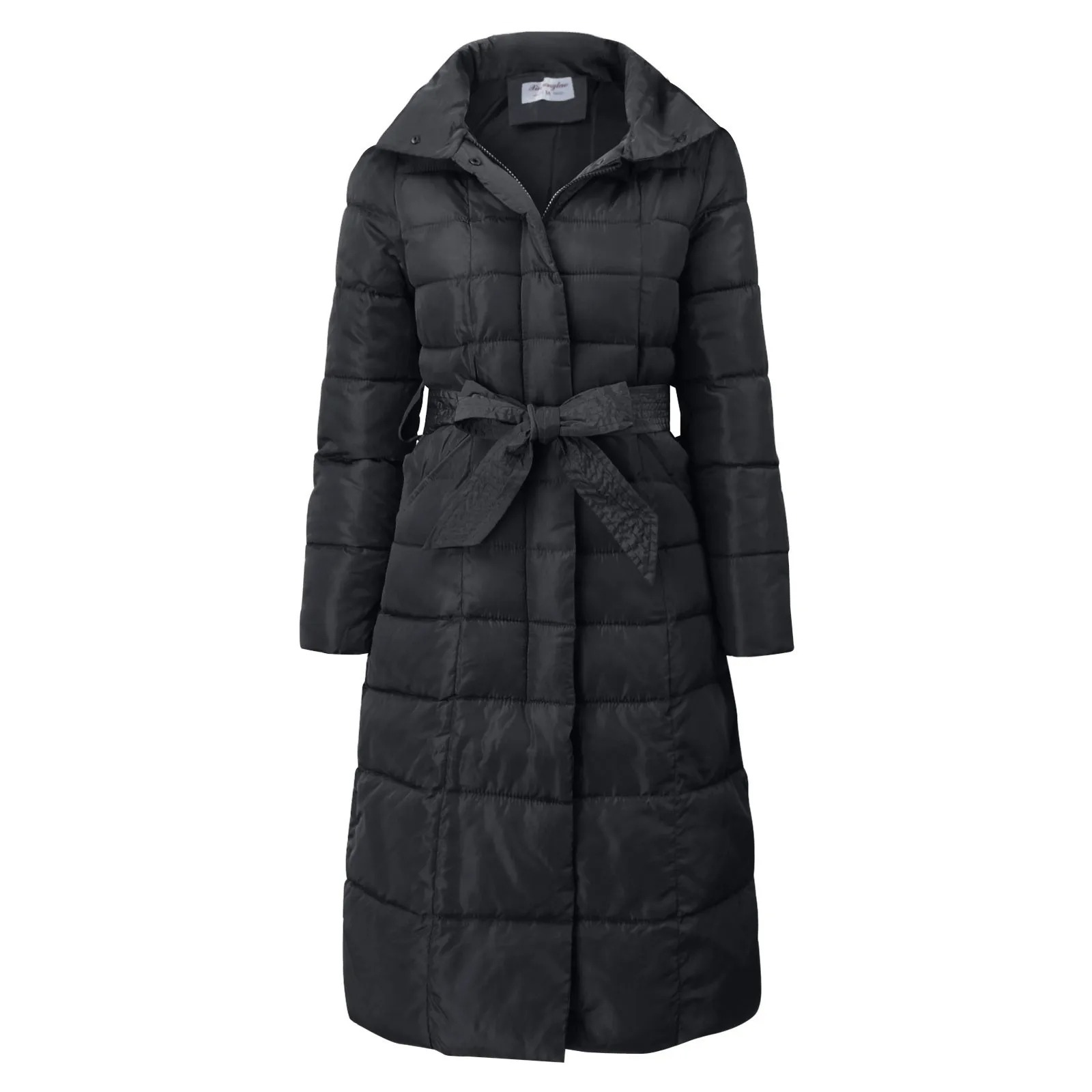 R&B | Elegante Pufferjacke mit Umlegekragen und Knopf für Damen