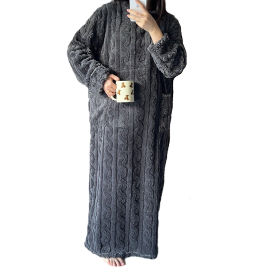 R&B | Winter korallen Samt-Homewear