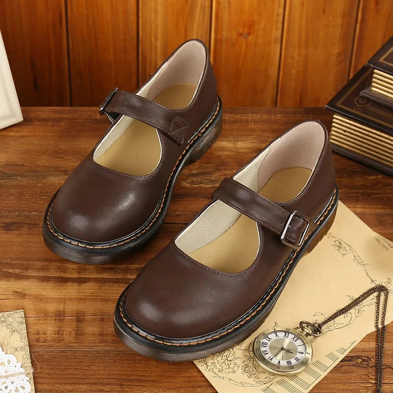 R&B | Jahrgang Schnalle Schuhe für Damen