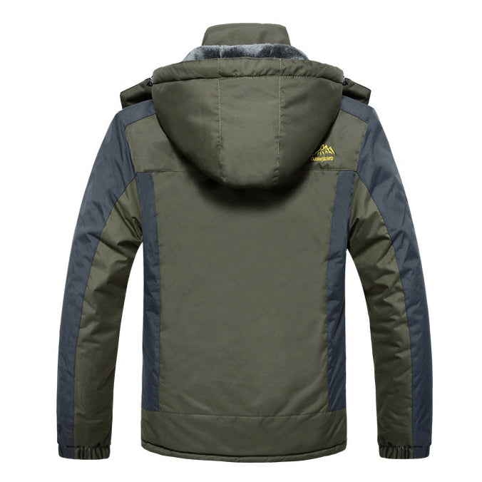 R&B | Wasserdicht gefütterte Herrenjacke mit Kapuze