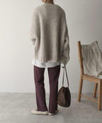 R&B | Moderner Strickpullover mit Taschen Ideal für den Winter