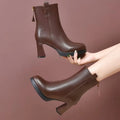 R&B | Damen Stylische Spitzzehen High Heel Stiefel